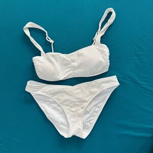 Hollister Classic White Bikini Set